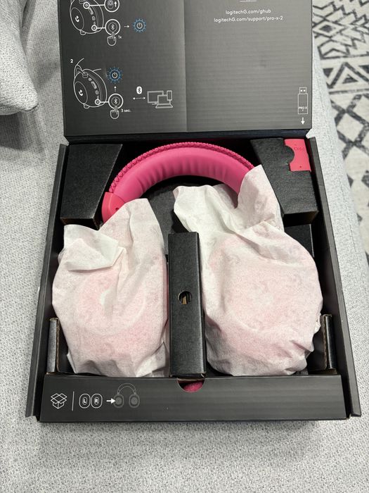 Наушники Logitech G Pro X2 Lightspeed розовый