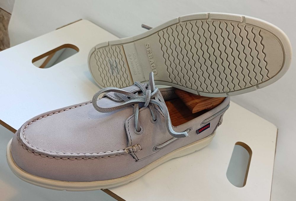 Pantofi mocasni boat 39.5 40 ppremium SEBAGO NOI piele naturala moale
