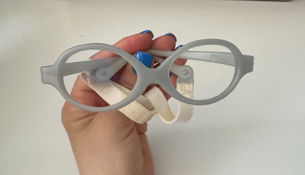 Rame ochelari atraumatice Miraflex Baby Zero 2 34/15 112 mm Clear Grey