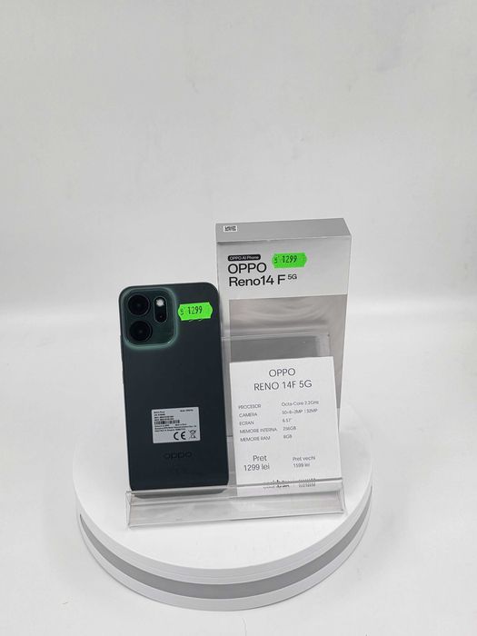 Garantie 24 luni Oppo Reno 14F 256GB 8GB RAM Nou CashBox