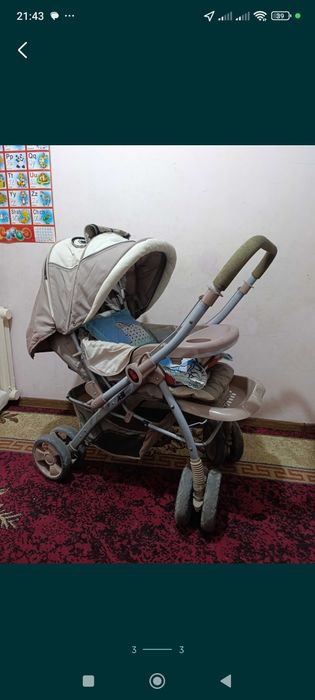 Детский каляскаи + велосипед