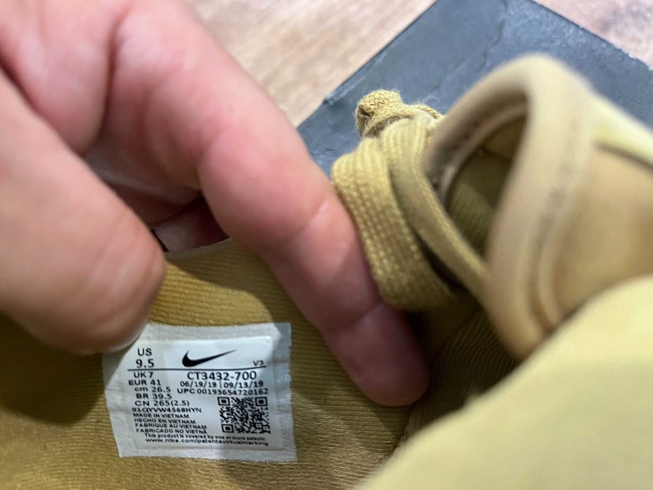 ОРИГИНАЛНИ *** Nike Air Force 1 Sage Low Club Gold