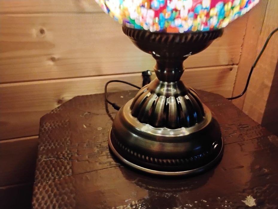 Lampa veioza mozaic
