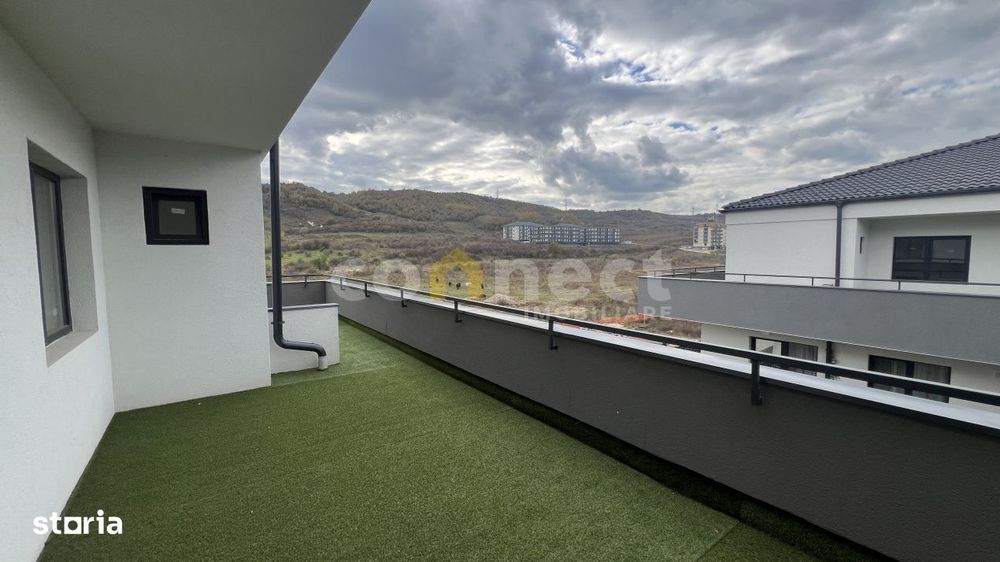 Apartament 3 camere, finisat | SU 60 mp | Terasa 24 mp | Boxa | Flores