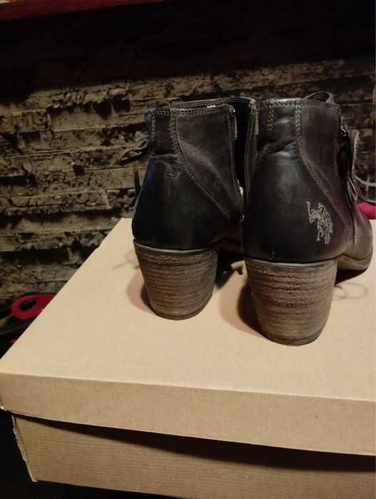 Ботуши естествена кожа U.S. Polo assn.