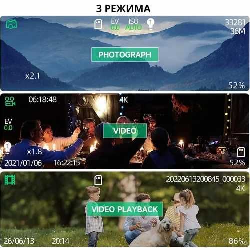 Ловен мощен туристически Бинокъл нощно виждане  ясна картина през ноща