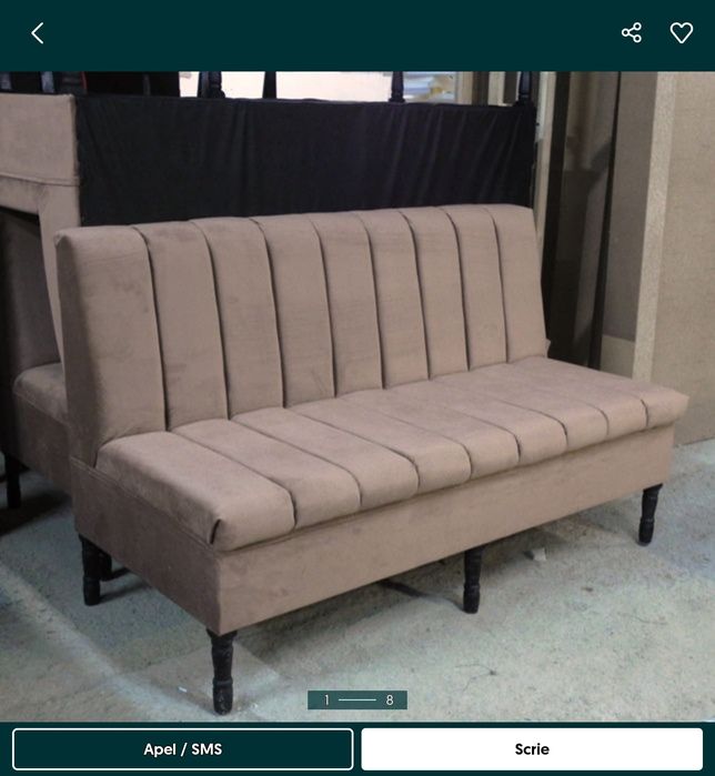 Canapea, bancheta  fotoliu