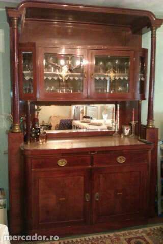 Dulap sufragerie din lemn de cires
