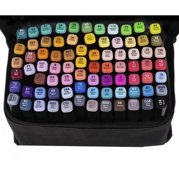 Двустранни маркери-40бр.