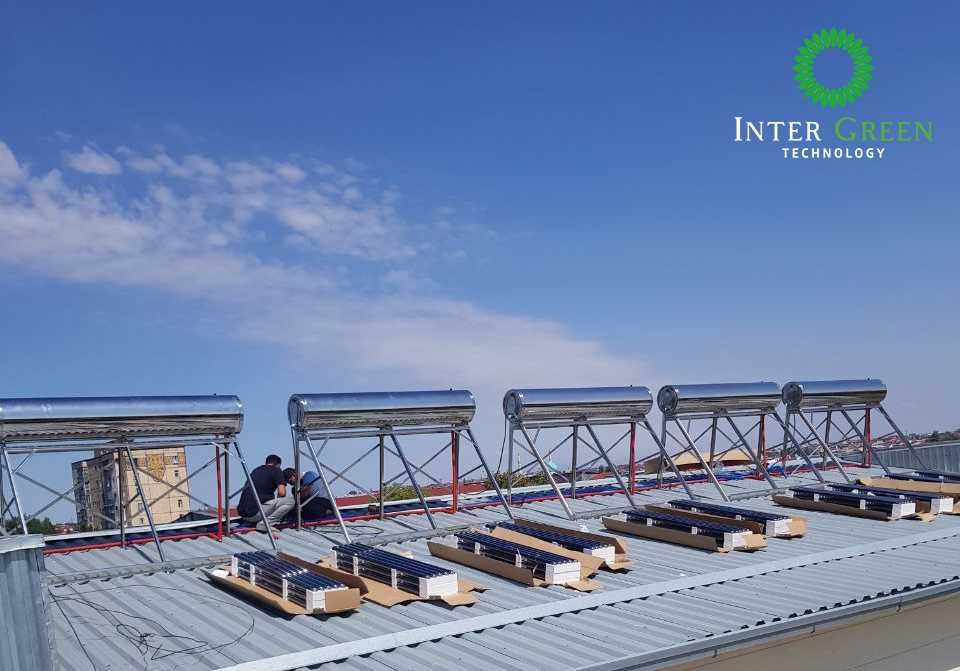 Солнечный водонагреватель | Quyosh suv isitgich | Bosimli 300L