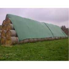 Prelata Impermeabila, verde,  pentru protectia balotilor, 140g/mp