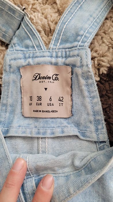 Salopeta denim blugi