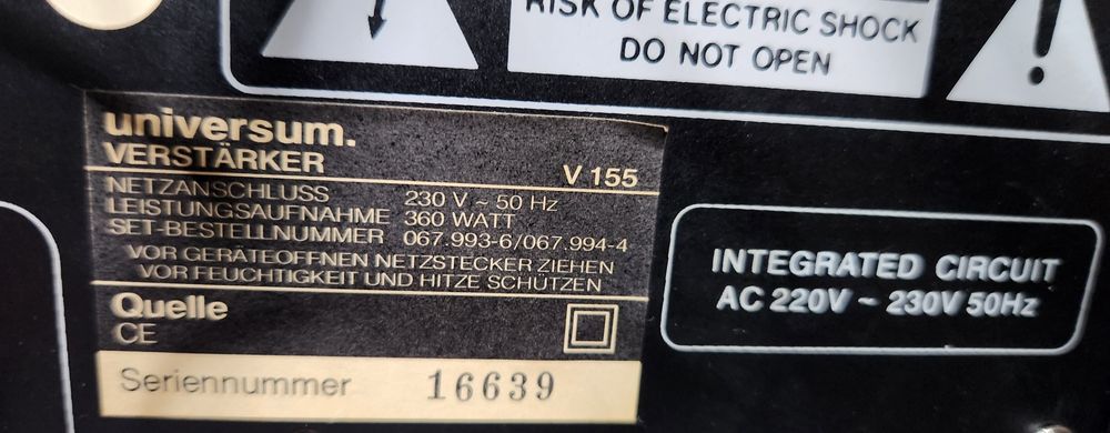 Sistem Universum fără telecomandă și boxe