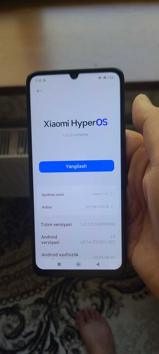 Redmi 13c srochni sotiladi