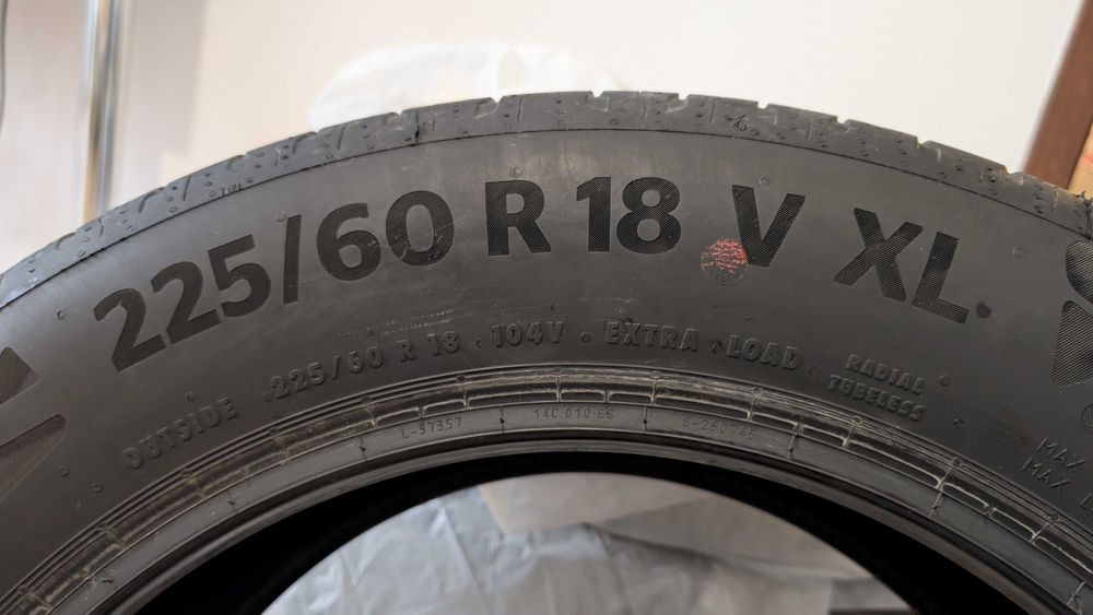 Set 4 anvelope Continental EcoContact 6  225/60 R18 XL aproape noi