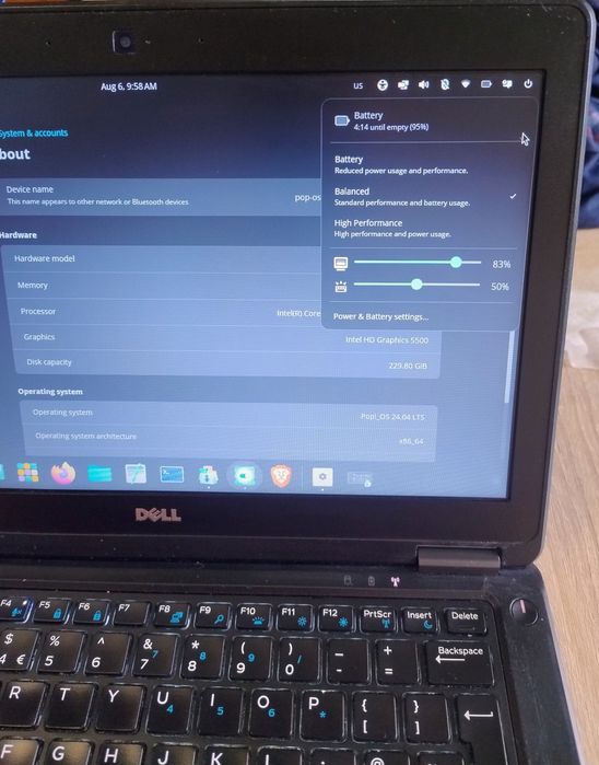 Dell latitude e7250 + зарядно устройство