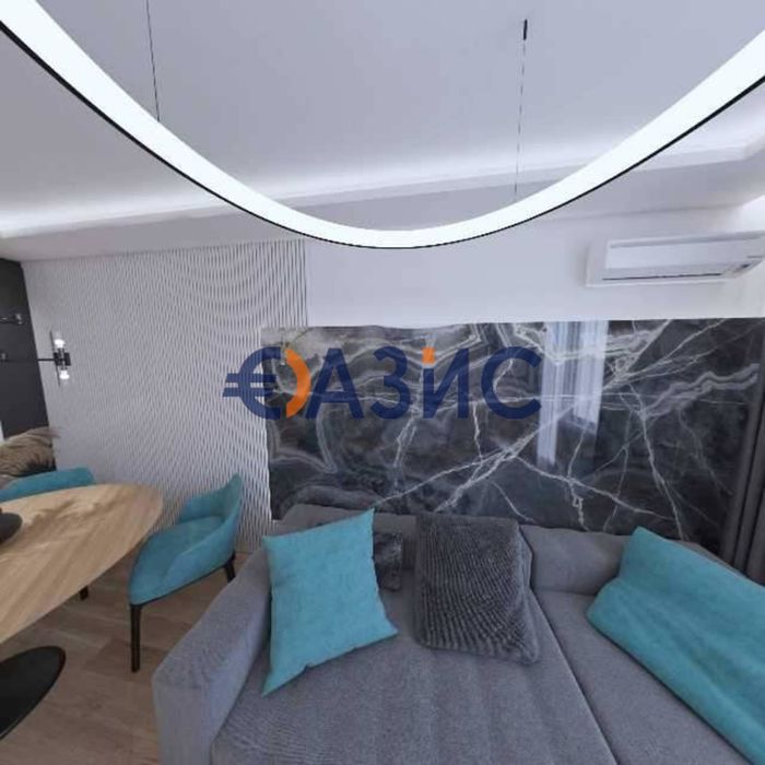 Продава се Двустаен апартамент в к.к. Слънчев бряг - 49 кв.м за 1197 €/кв.м - Снимка #4
