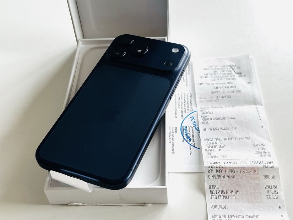 Iphone 17 Pro Max 256GB Blue 99% Батерия! Гаранция