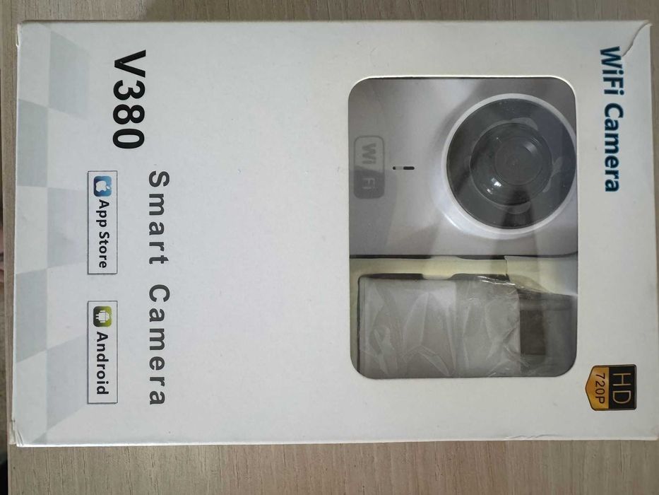 Cameră supraveghere WiFi V380 720P, vedere pe timp de noapte, nouă