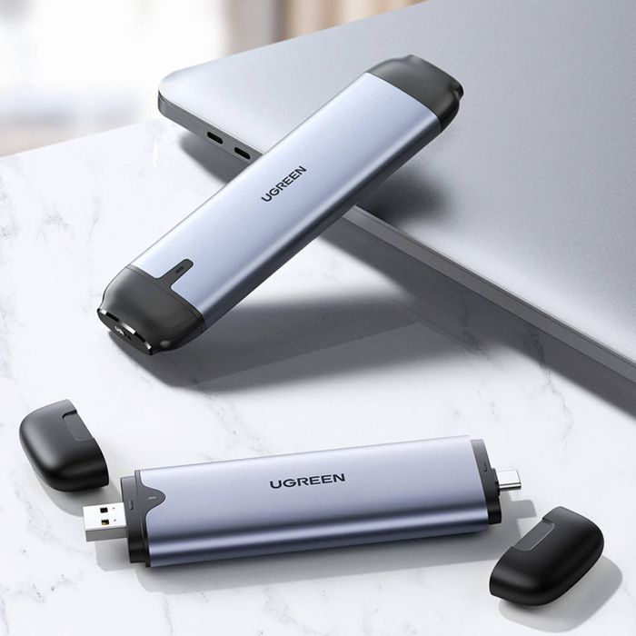 Ugreen cm400 и cm353 m.2 nvme 10 гбит/с ssd case box