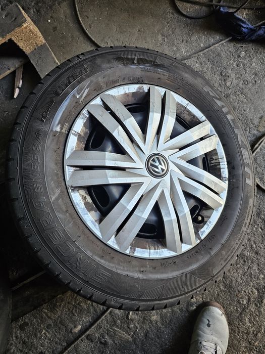 4 jante 5x100 cu anvelope vara 185 70 14 Falken