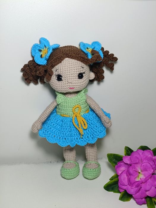 Кукла крючком(ручная работа)