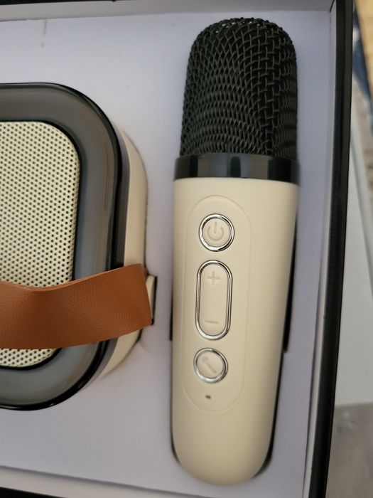 Блютуз колонка +2 микрофона