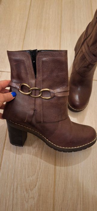 дамски боти, естествена кожа,номер 40