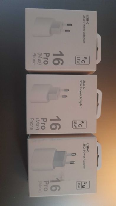 Incarcator 35w fast charge iPhone 15 , 16 , 17 Pro Max - noi sigilate