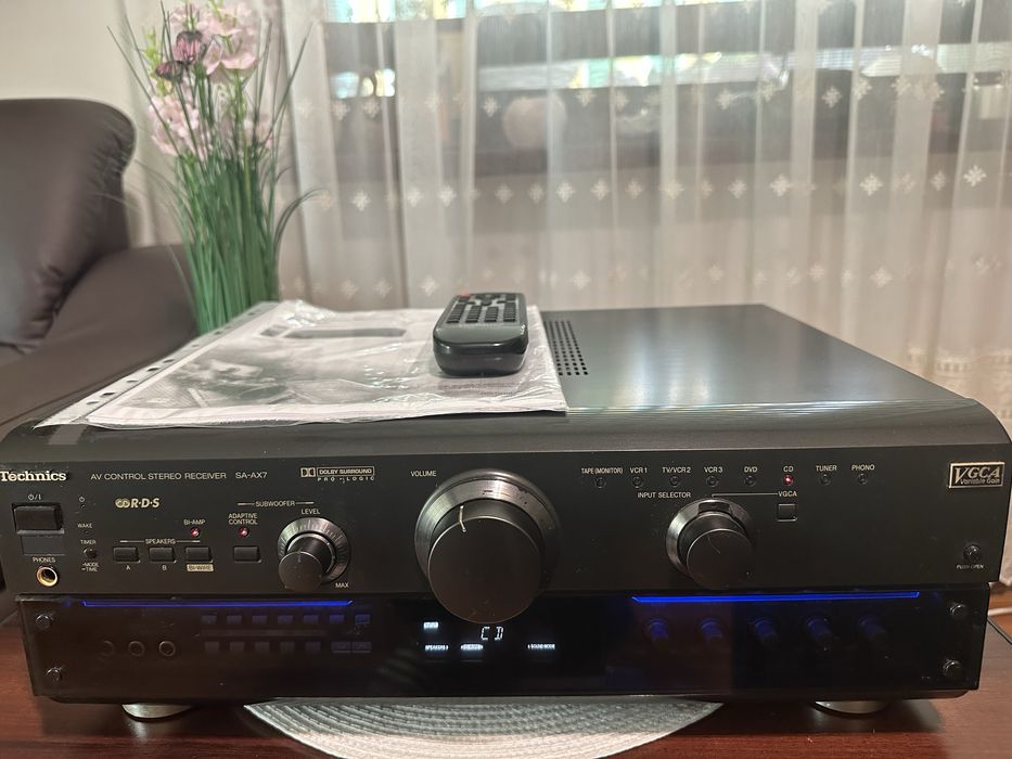 Receiver Technics SA AX7 cu telecomanda