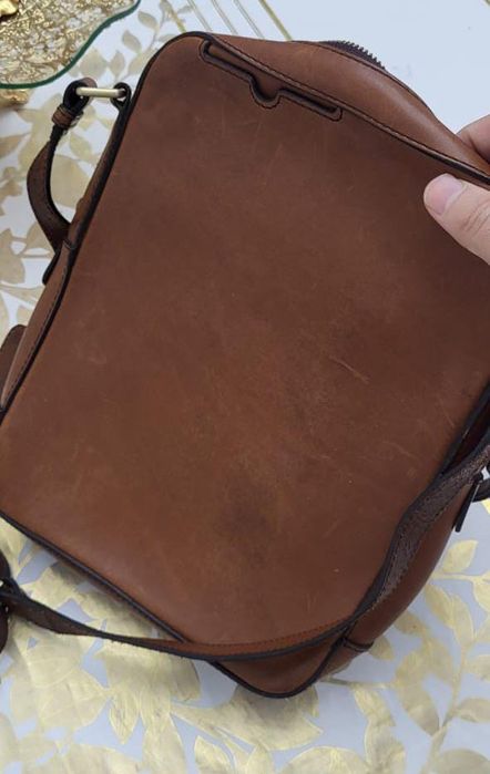 Massimo Dutti кожаный барсетка