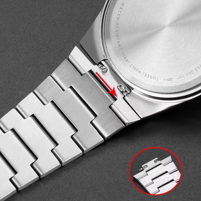 Верижка от неръждаема стомана 12mm за Tissot PRX / Powermatic