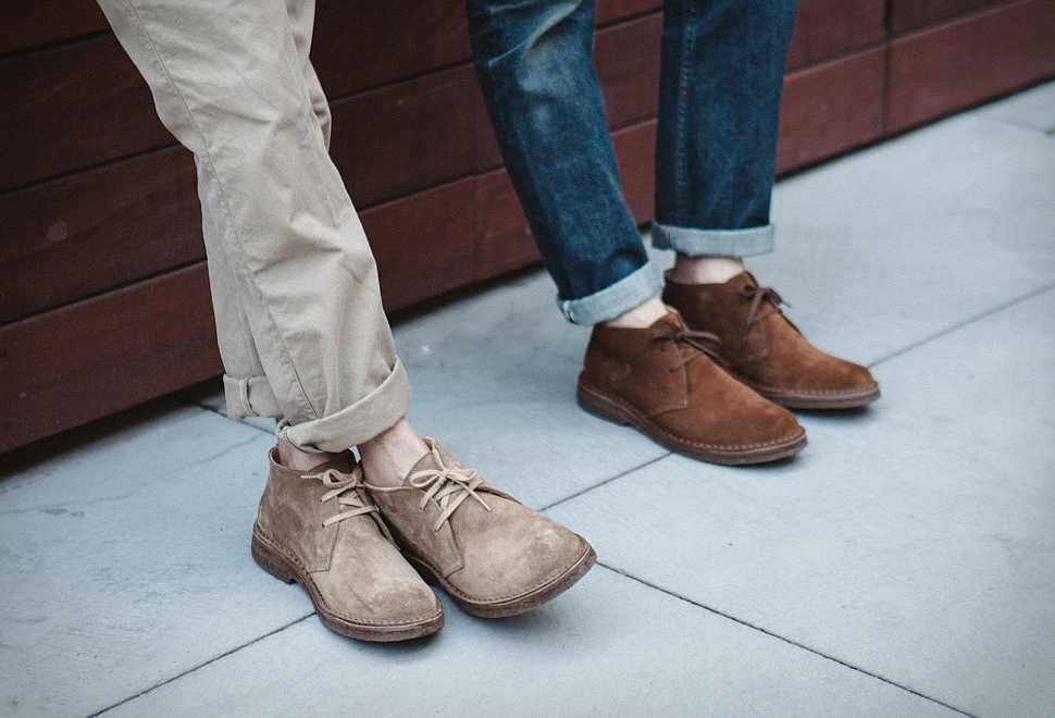 Ghete chukka 45 43 40 premium Carrera NOI piele naturala moale