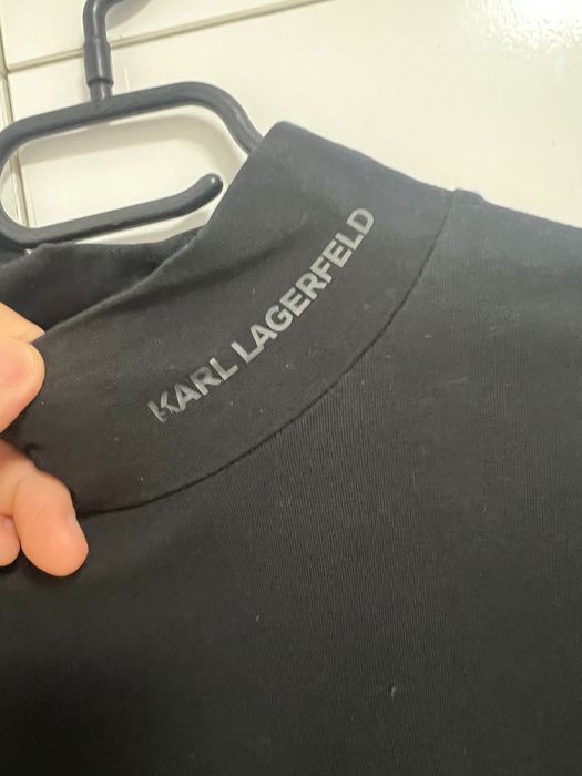 Мъжко черно поло Karl Lagerfeld