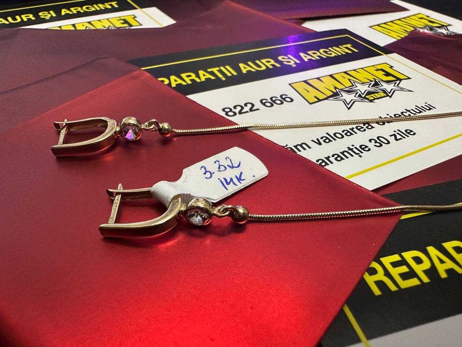 CERCEI AUR 14K 3.32GR (cdc)