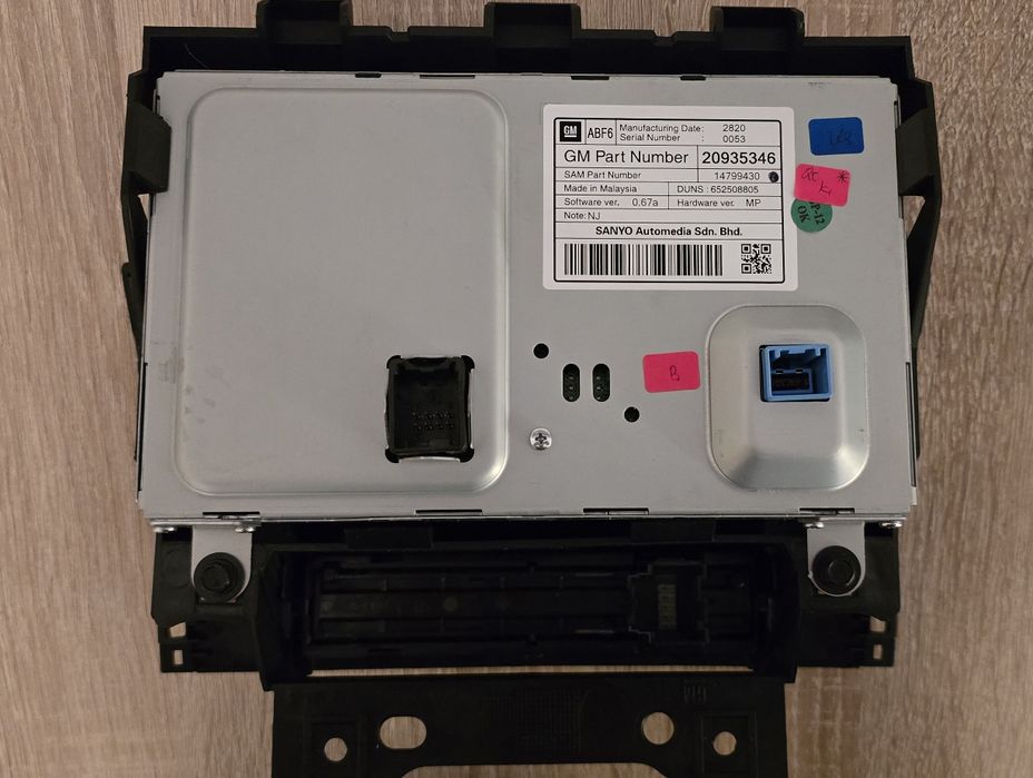 Navigatie Opel Astra J, CD 500, Display, butoane, unitate