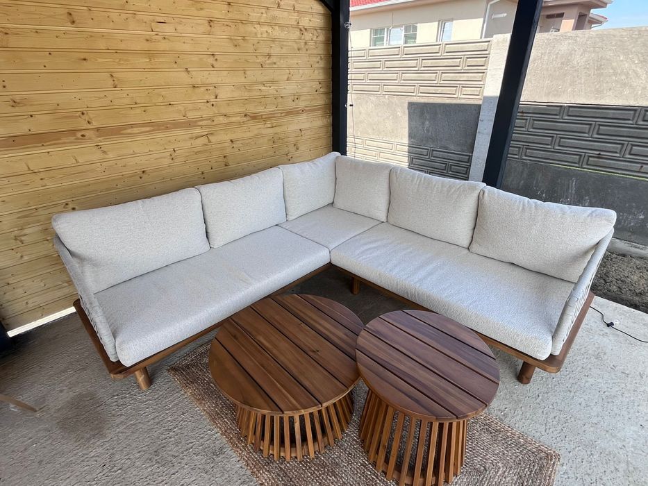 Set canapea+2 masute CA NOI