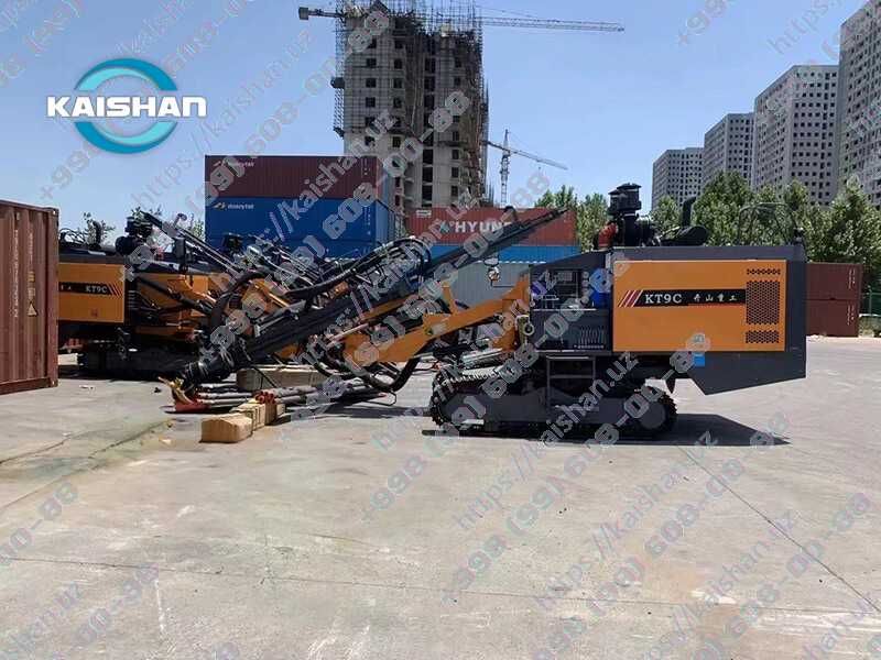 Интегрированный буровой станок KT9C: глубина от 20м, диаметр 125мм