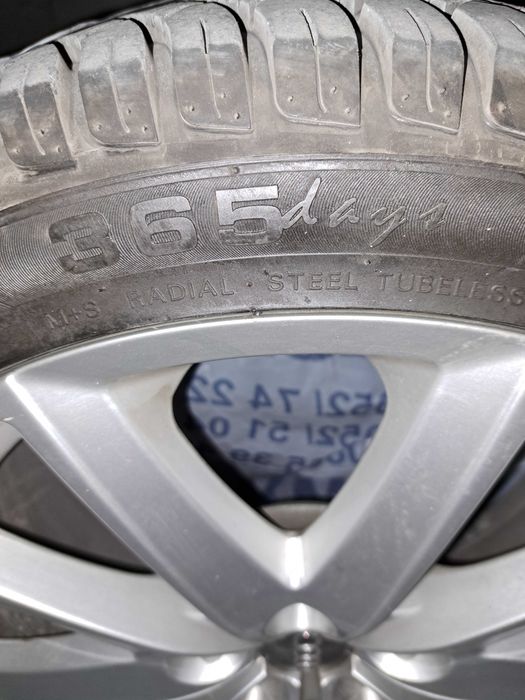 Продавам летни джанти с гуми 18-ки