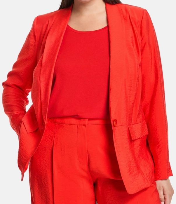 Blazer/sacou Samoon, roșu superb nr 48