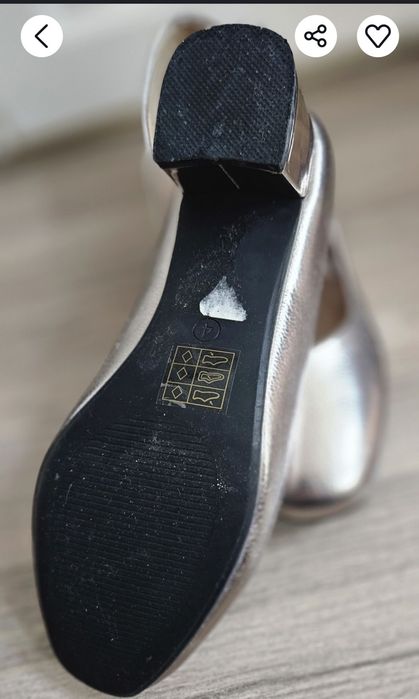 Туфли кожаные, лаковые 37р