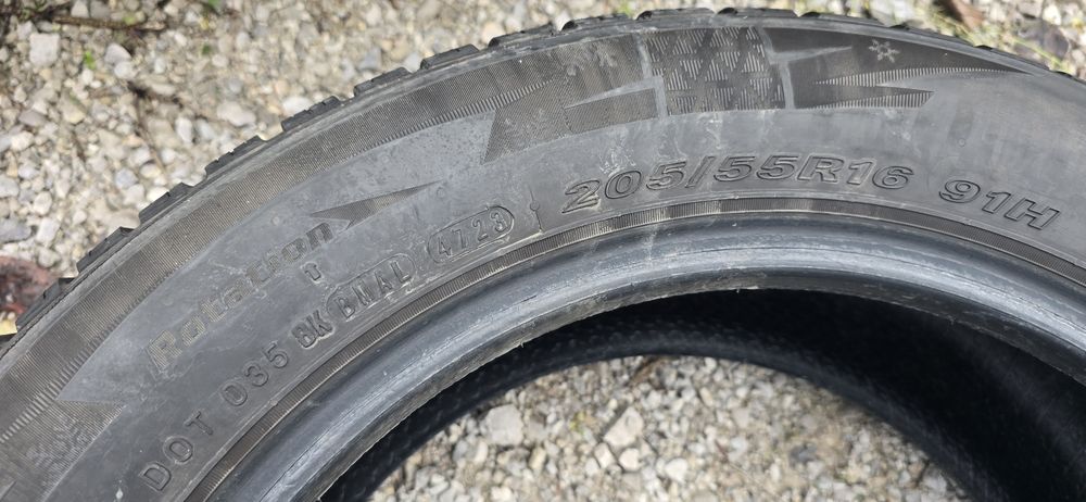 205 55 16, 7mm  ДОТ 23г. Nexen Wintercraft wp52 Зимни гуми