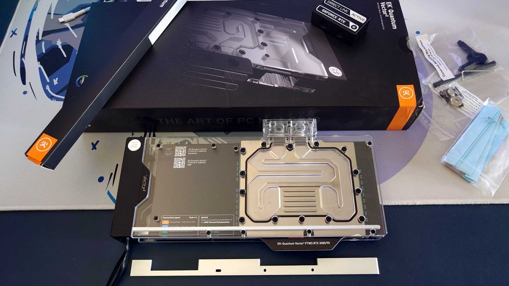 WaterBlock EK-Quantum Vector² pentru EVGA 3080/90 FTW3 - ABP