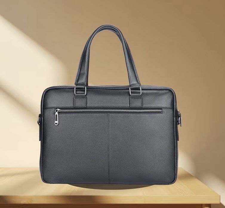 Мъжка луксозна бизнес чанта /Офис куфарче за пътуване от естест. кожа!