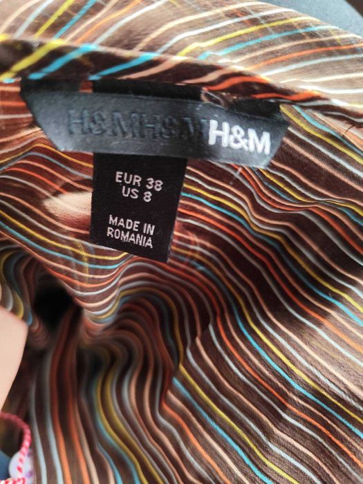 Прозрачна многоцветна блуза H&M 38р.