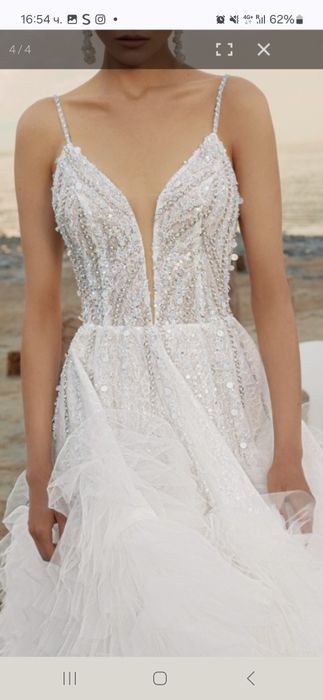 Дизайнерска сватбена рокля