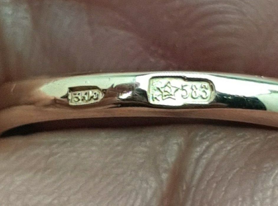 Ссср1982год Ленинградские заводские серьги с натуральным жемчугом 583п