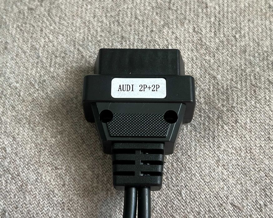 Cablu adaptor diagnosticare Audi 2P+2P la OBD2 – compatibil VAG vechi