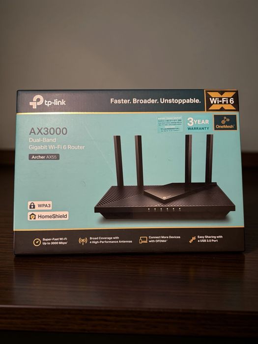Рутер TP Link Archer AX55