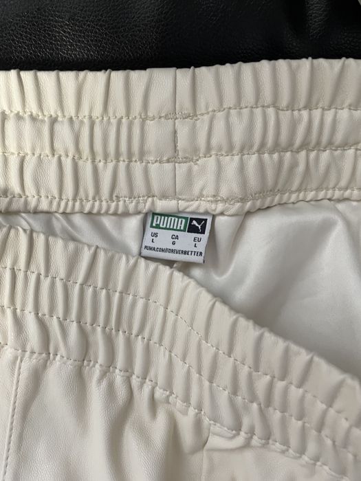 Pantaloni Puma, piele ecologica L